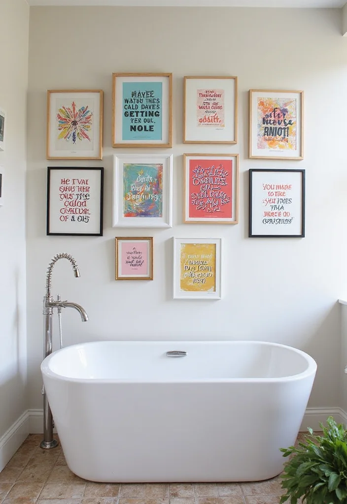 14 Teenage Bathroom Ideas for Fun Stylish Everyday Routines 34 14 Teenage Bathroom Ideas for Fun Stylish Everyday Routines 4. Creative Wall Art