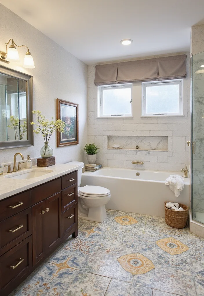 14 Teenage Bathroom Ideas for Fun Stylish Everyday Routines 67 14 Teenage Bathroom Ideas for Fun Stylish Everyday Routines 7. Trendy Tile Designs