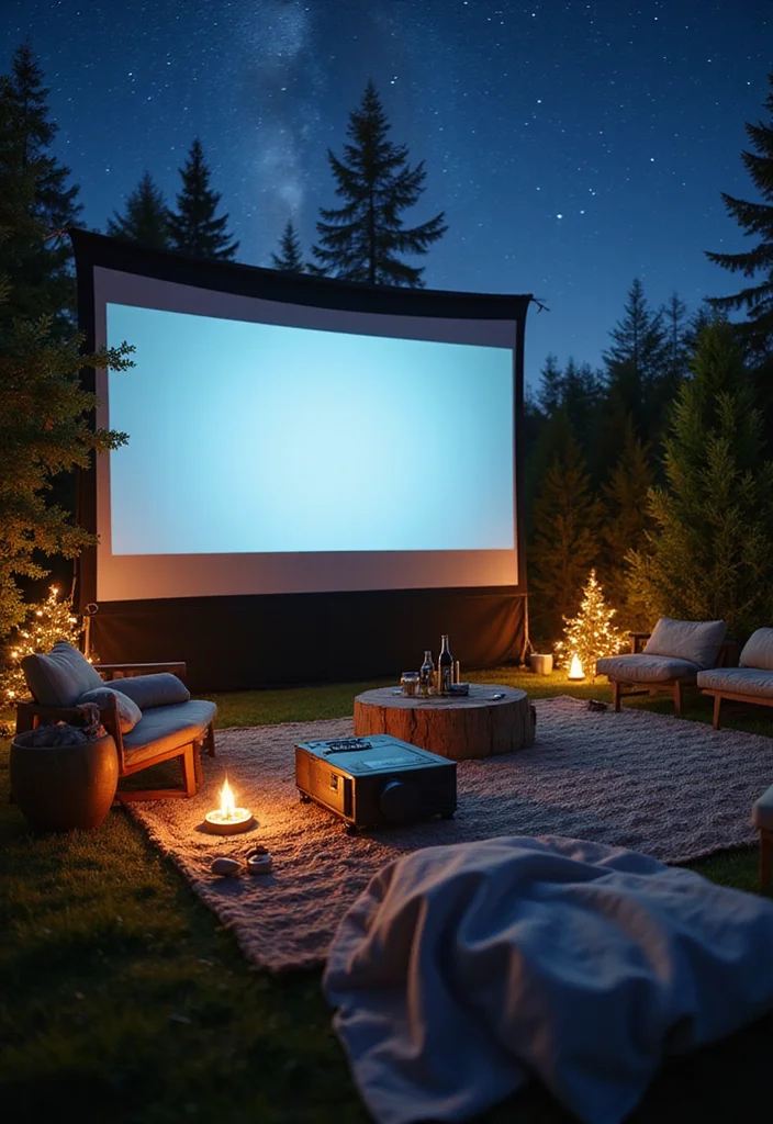 15 Awesome Backyard Ideas for Creative Fun Outdoor Living 100 15 Awesome Backyard Ideas for Creative Fun Outdoor Living 10. Outdoor Movie Theater