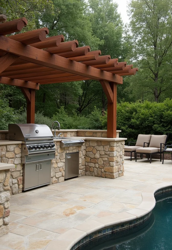 15 Awesome Backyard Ideas for Creative Fun Outdoor Living 56 15 Awesome Backyard Ideas for Creative Fun Outdoor Living 6. Outdoor Kitchen
