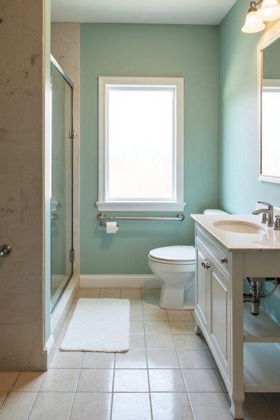 What Is a Three-Quarter Bathroom and How to Design One 12 accessible 3 4 bathroom clearances and turning