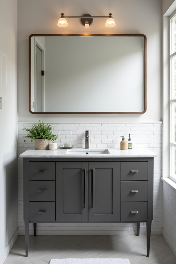 What Is a Bathroom Vanity and How to Choose the Right One 12 align vanity with bathroom design