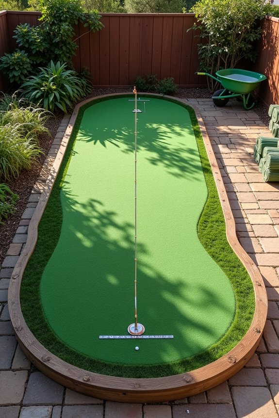 7 Steps to Build a DIY Backyard Putting Green 1 backyard green sizing flexibility
