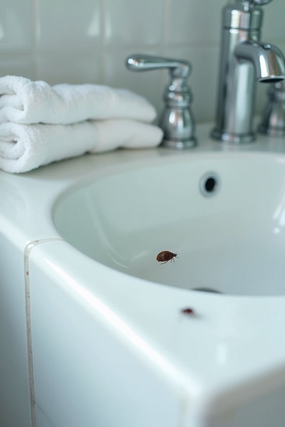 Can Bed Bugs Live in Your Bathroom? 2 bed bugs hitchhike thrive in bathrooms
