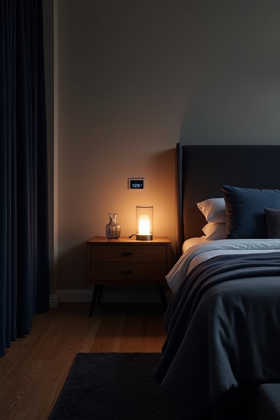 5 Must-Have Items to Put in Your Guest Room 4 blackout curtains dimmable lighting programmable thermostat xlrks