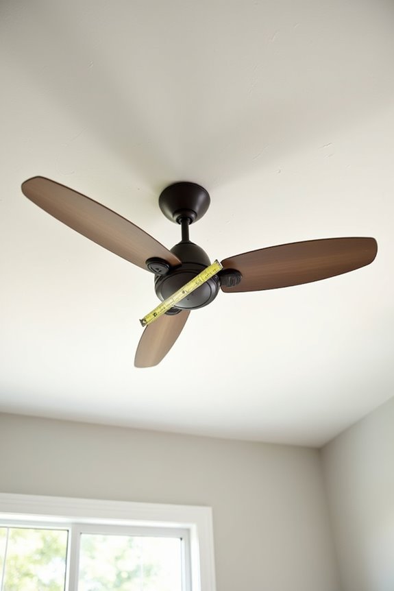 What Size Ceiling Fan Do You Need for Your Living Room in 7 Steps 6 ceiling support and clearance checks