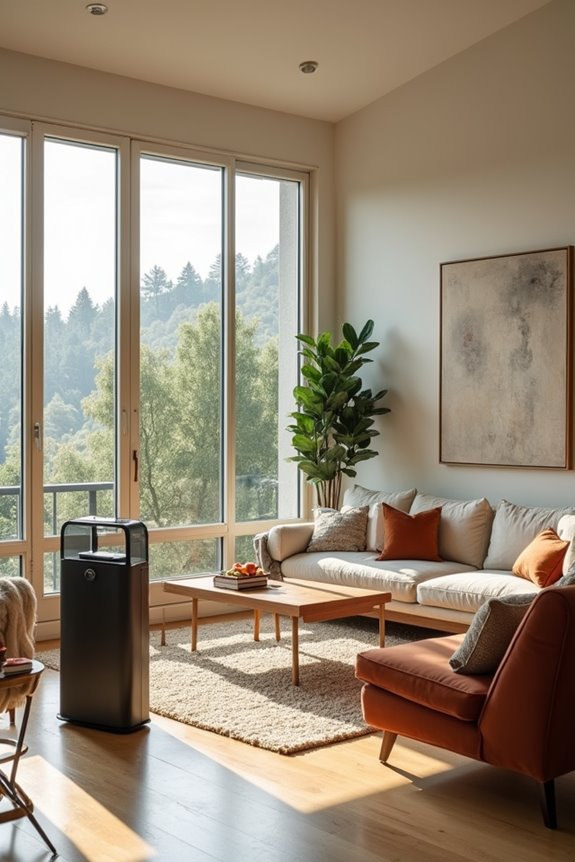 central purifier for open concept space