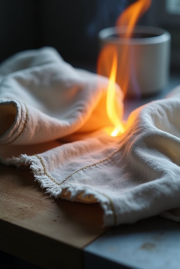 How Much Heat Can Your Kitchen Cloth Withstand Before It Burns 1 cotton ignition at high temps