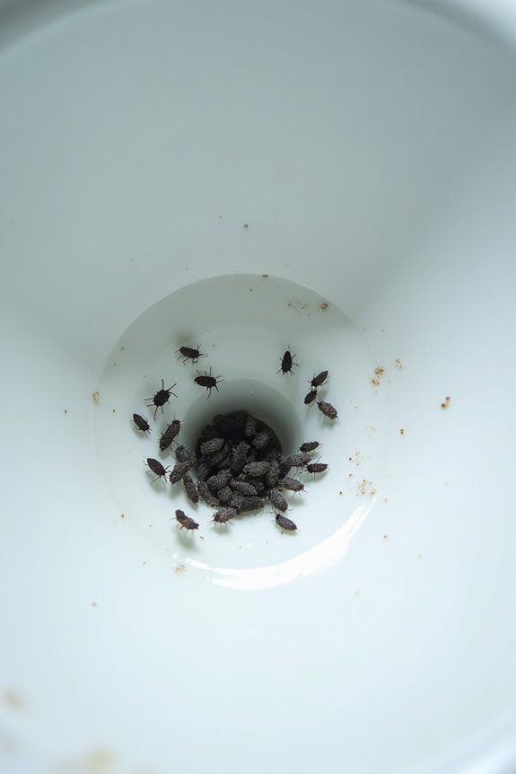 What Are Tiny Black Bugs in My Bathroom? 2 drain flies breed in biofilm drains