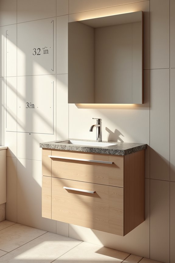 What Is the Standard Bathroom Vanity Height? 8 flooring first precise plumbing placement