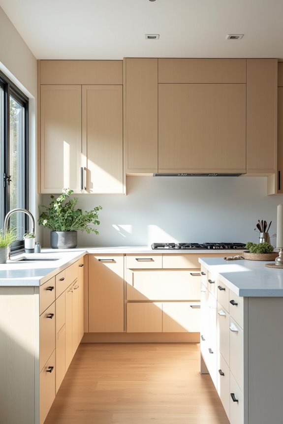 maple cabinets painted durable affordable