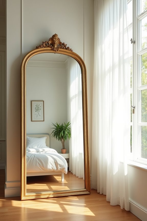 7 Best Places To Put a Mirror in Your Bedroom 1 mirror opposite window for brighter calmer light 7zdcm