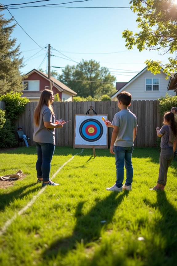 openly sharing backyard archery safety rules