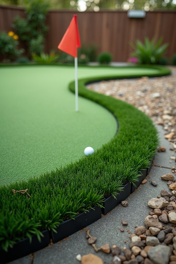 7 Steps to Build a DIY Backyard Putting Green 6 putt test for green consistency