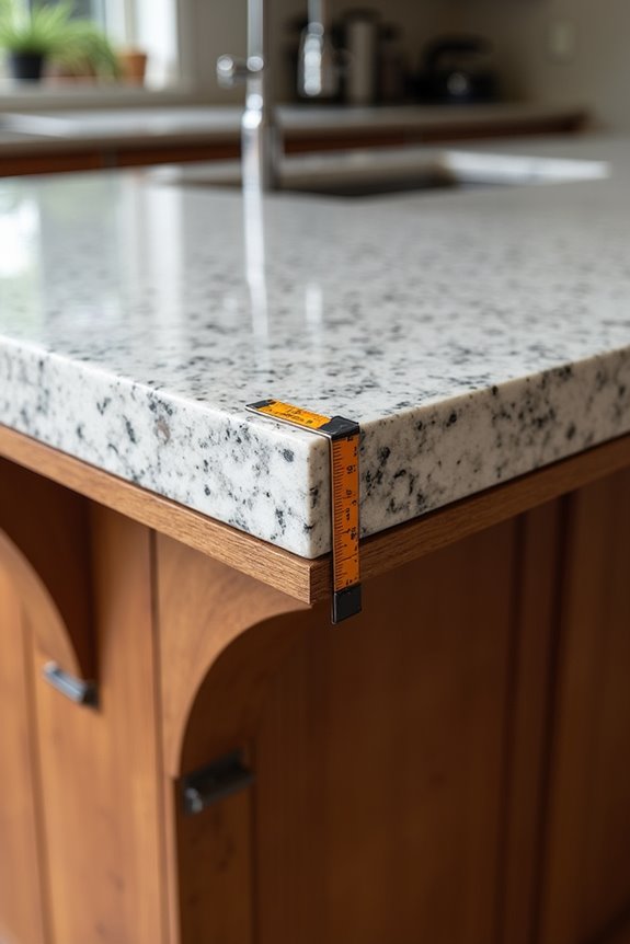 How Much Overhang Should a Kitchen Island Have and How to Measure It Right 5 reinforcing overhangs with corbels