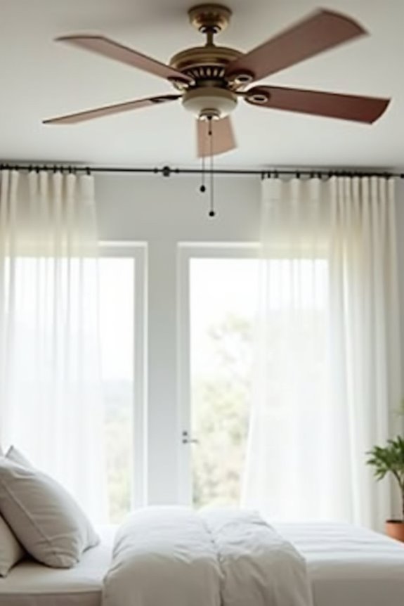 Where to Install a Smoke Detector in a Bedroom With a Ceiling Fan 2 three foot clearance from ceiling fan detectors