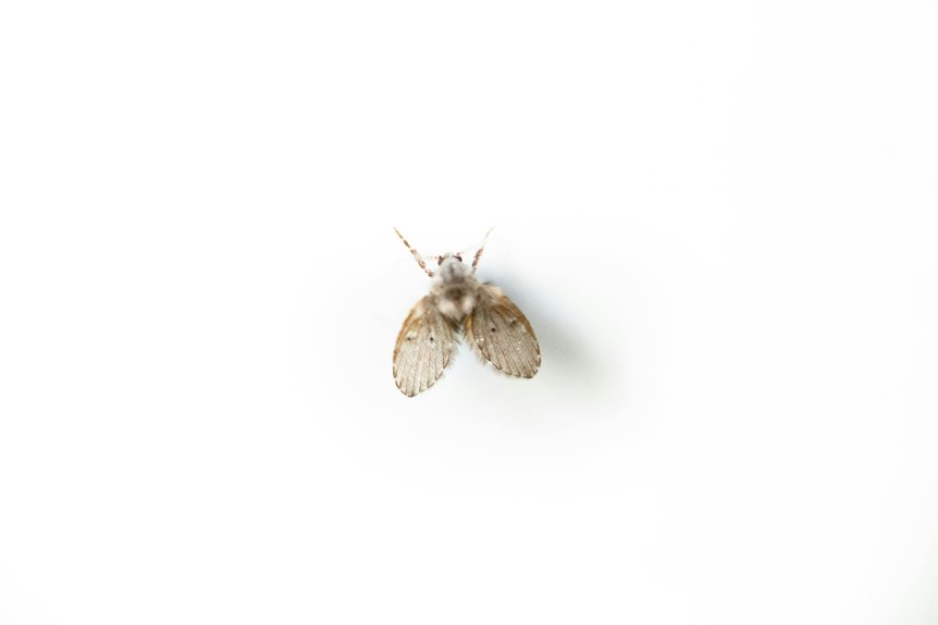 tiny black bugs in bathroom observed