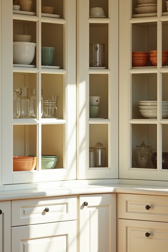 10 Reasons You Should or Shouldn't Paint the Inside of Kitchen Cabinets 10 visible interior cabinet color matters