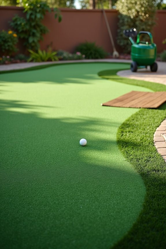 7 Steps to Build a DIY Backyard Putting Green 7 weekly maintenance preserves synthetic greens consistency